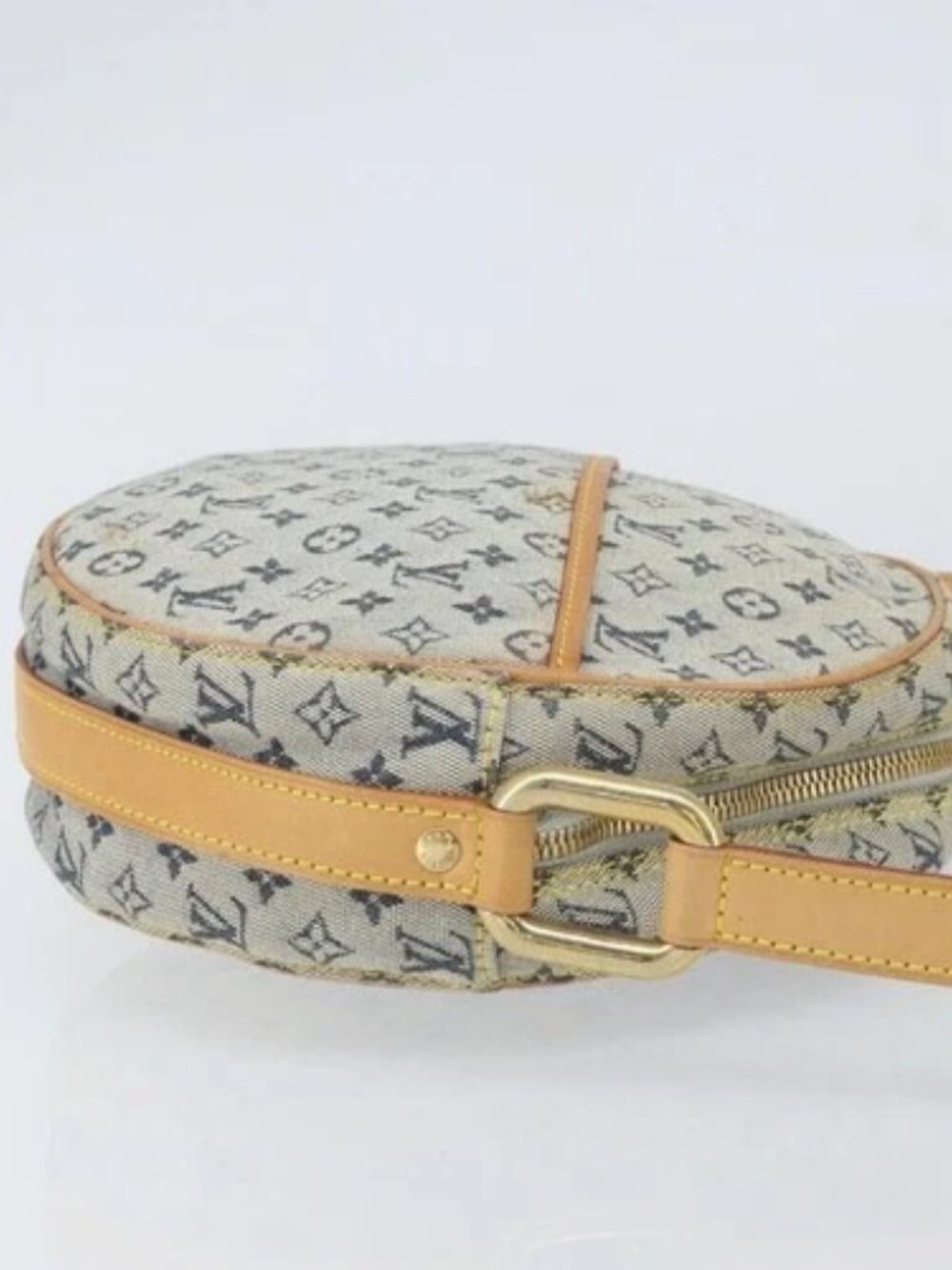 LOUIS VUITTON Monogram Mini Jeanne GM Shoulder Bag Blue M92000 LV Auth BA9672 - Picture 3 of 16